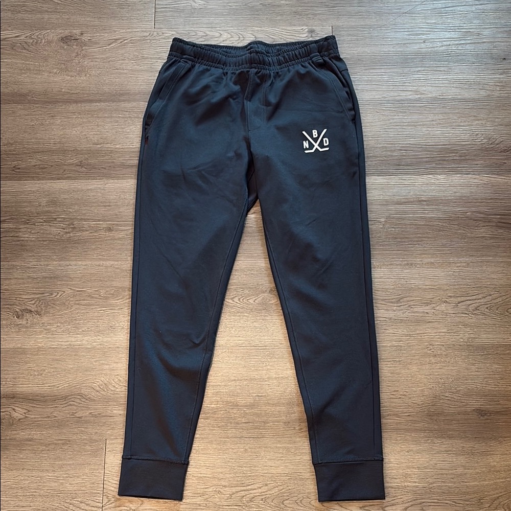 Rhône Black Jogger Pants with Logo